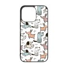 Tündéri rajzolt kutya mintás iPhone 13 Pro Magsafe tok