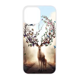 erdő szarvas őz négy évszak iPhone 13 Pro Max tok