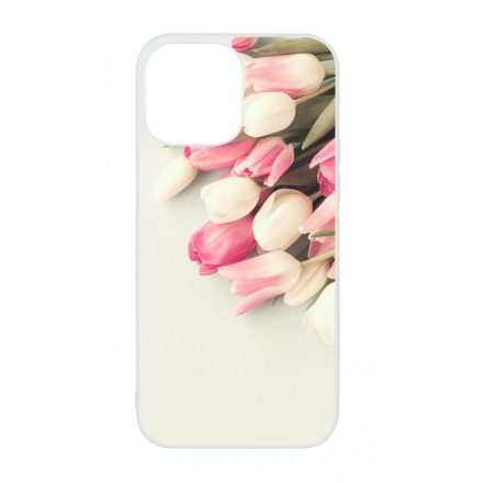 virágos tulipános tavaszi iPhone 13 Pro Max tok