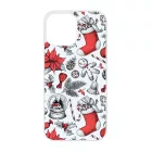 téli karácsonyi mintás textúra iPhone 13 Pro Max Magsafe tok