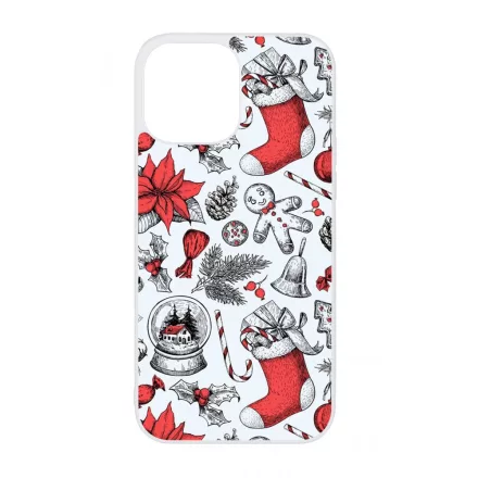 téli karácsonyi mintás textúra iPhone 13 Pro Max Magsafe tok