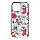 téli karácsonyi mintás textúra iPhone 13 Pro Max tok