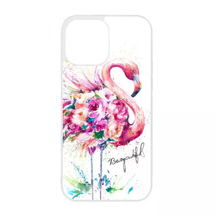 Álomszép Flamingo tropical summer nyári iPhone 13 Pro Max tok