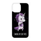Unikornis - morcos reggel unicorn egyszarvú iPhone 13 Pro Max tok