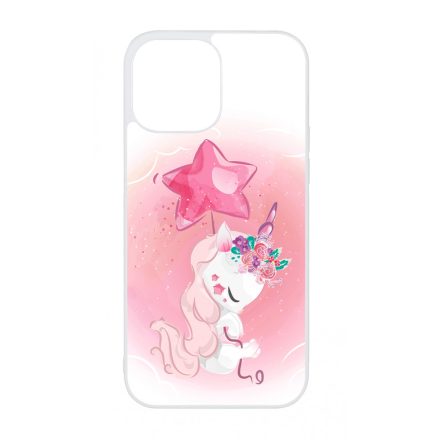 Tündéri unikornis unicorn egyszarvú iPhone 13 Pro Max tok
