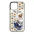 Én időm csajos őszi mintás iPhone 13 Pro Max Magsafe tok