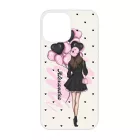 Kérd a Neveddel - Ballon Girl - Pink szerelem valentin napi iPhone 13 Pro Max Magsafe tok