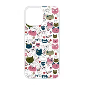 Csak vidáman - Cicák iPhone 13 Pro Max tok