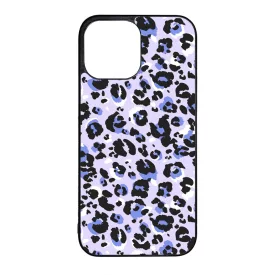 Purple Leopard Wild Beauty Animal Fashion Csajos Allat mintas iPhone 13 Pro Max tok
