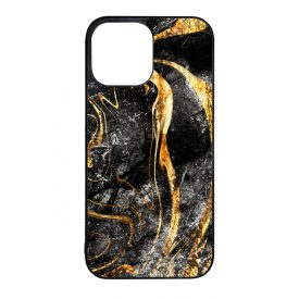 Luxury Golden Black marvanyos marvany mintas iPhone 13 Pro Max tok