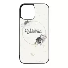 kerd a neveddel marble marvany mintas Rozsa viragos iPhone 13 Pro Max tok