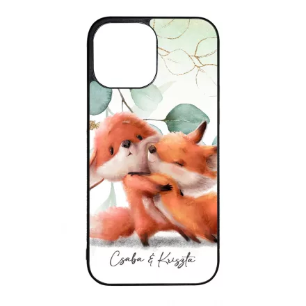 Kerd a neveddel - Fox Love - osz iPhone 13 Pro Max Magsafe tok