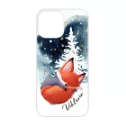 Tündéri róka - Téli mintás iPhone 13 Pro Max tok