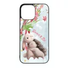 Nyuszi és Süni - Téli mintás iPhone 13 Pro Max Magsafe tok