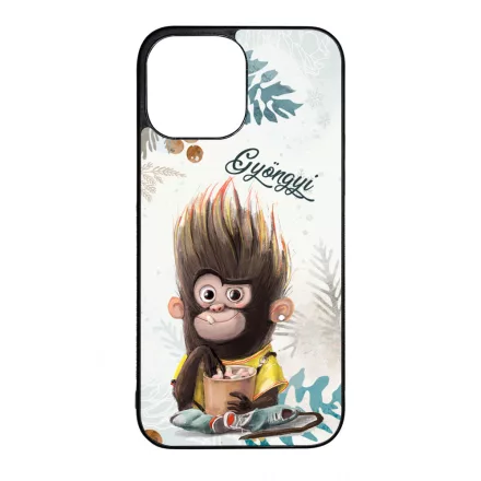 Kávés Maki - Téli mintás iPhone 13 Pro Max tok