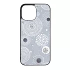 Gyönyörűséges Ezüstös téli mintás iPhone 13 Pro Max Magsafe tok