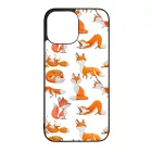 Rajzolt Róka mintás iPhone 13 Pro Max tok