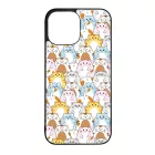 Tündéri Kawaii cica mintás iPhone 13 Pro Max tok