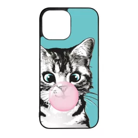 Bubble Cat - cica mintás iPhone 13 Pro Max tok