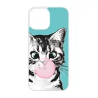 Bubble Cat - cica mintás iPhone 13 Pro Max Magsafe tok