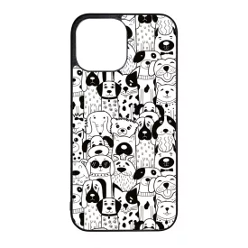 Aranyos kutya mintás iPhone 13 Pro Max tok