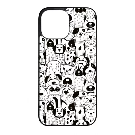 Aranyos kutya mintás iPhone 13 Pro Max tok