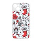 téli karácsonyi mintás textúra iPhone 14 Plus tok