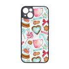 téli karácsonyi csajos mintás iPhone 14 Plus tok