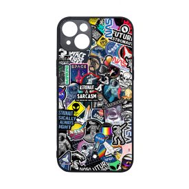 NASA matricabomba astronaut űrhajós stickerbomb iPhone 14 Plus tok