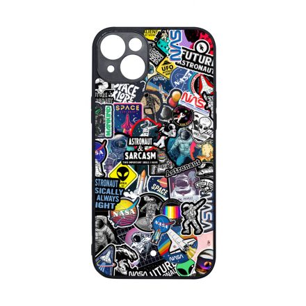 NASA matricabomba astronaut űrhajós stickerbomb iPhone 14 Plus tok