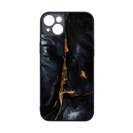 Black Gold marvanyos marvany mintas hatás iPhone 14 Plus tok