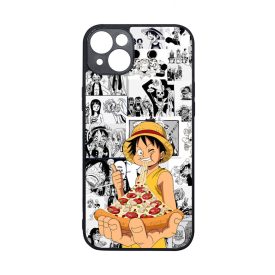 Monkey D Luffy Pizza - One Piece iPhone 14 Plus tok
