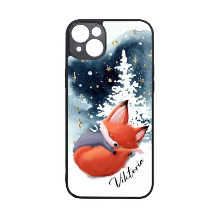 Tündéri róka - Téli mintás iPhone 14 Plus Magsafe tok