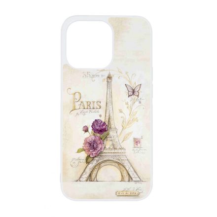 vintage párizs párizsi eiffel torony tornyos iPhone 14 Pro tok