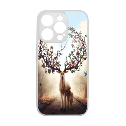 erdő szarvas őz négy évszak iPhone 14 Pro Magsafe tok