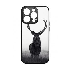 szarvas szarvasos agancs őszi fehér iPhone 14 Pro tok