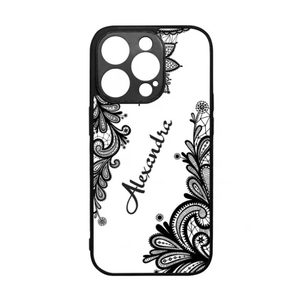 kérd a neveddel csipkés csajos iPhone 14 Pro Magsafe tok