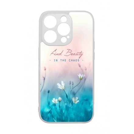 virágos tavaszi art iPhone 14 Pro tok