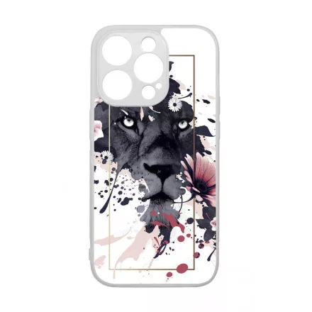 Gyönyörű oroszlán ajándék nőknek valentin napra iPhone 14 Pro Magsafe tok