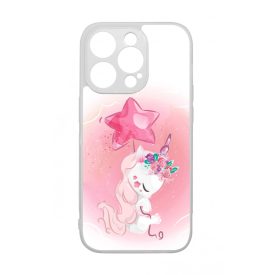 Tündéri unikornis unicorn egyszarvú iPhone 14 Pro tok