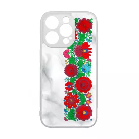 Márványos Matyó magyar mintás hungarian folk iPhone 14 Pro tok