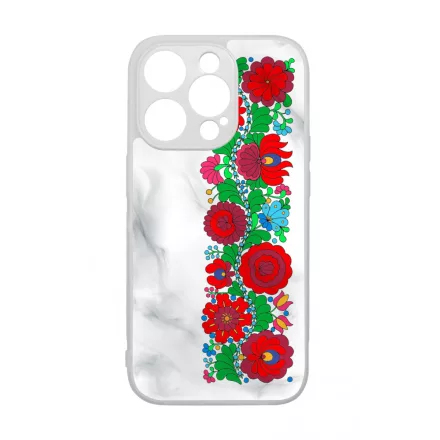 Márványos Matyó magyar mintás hungarian folk iPhone 14 Pro tok