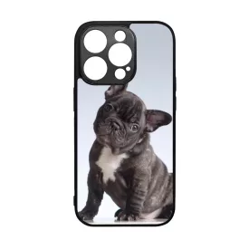 Tündéri Francia bulldog iPhone 14 Pro tok
