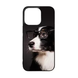 Csak okosan kutya mintás iPhone 14 Pro tok