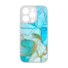Ocean Blue Gold marvanyos marvany mintas iPhone 14 Pro tok