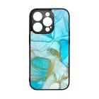 Ocean Blue Gold marvanyos marvany mintas iPhone 14 Pro Magsafe tok