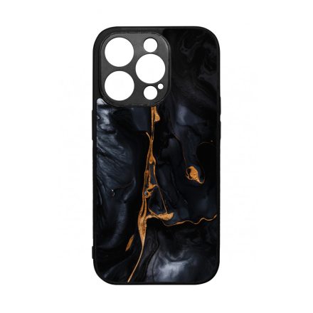 Black Gold marvanyos marvany mintas hatás iPhone 14 Pro tok