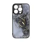 Golden Black marvanyos marvany mintas hatás iPhone 14 Pro Magsafe tok