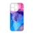 Blue Pink Gradient Ink kek rozsaszin marvanyos iPhone 14 Pro Magsafe tok