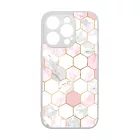 Geometric Rose Gold marvanyos marvany mintas iPhone 14 Pro tok